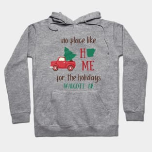 Walcott, Arkansas Home for the Holidays Christmas Hoodie